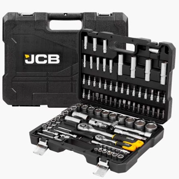 JCB 94 részes szerszámkészlet króm-vanádium acél