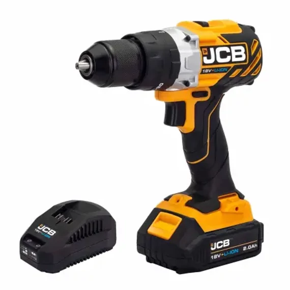 JCB 18BLCD-2XB-E fúrókalapács 18V 65Nm 2Ah akkuval, táskában