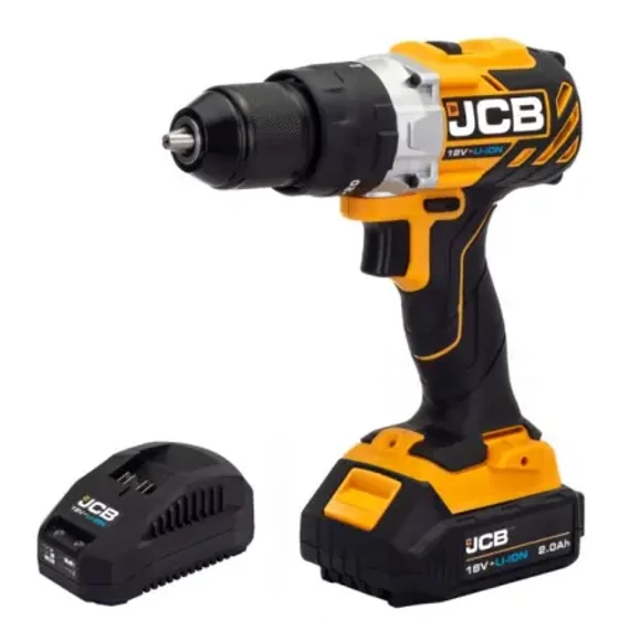 JCB 18DD-2X-E fúrókalapács 18V 45Nm 2Ah akkuval táskában