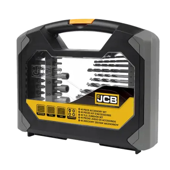JCB PTA40 fúrószár és Bit készlet 40db