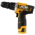 Kép 2/5 - JCB 12DD-2-E-BOXX fúró-csavarozó 30Nm 2x2Ah 12V +3db különböző tokmány, L-Boxx