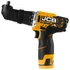 Kép 4/5 - JCB 12DD-2-E-BOXX fúró-csavarozó 30Nm 2x2Ah 12V +3db különböző tokmány, L-Boxx